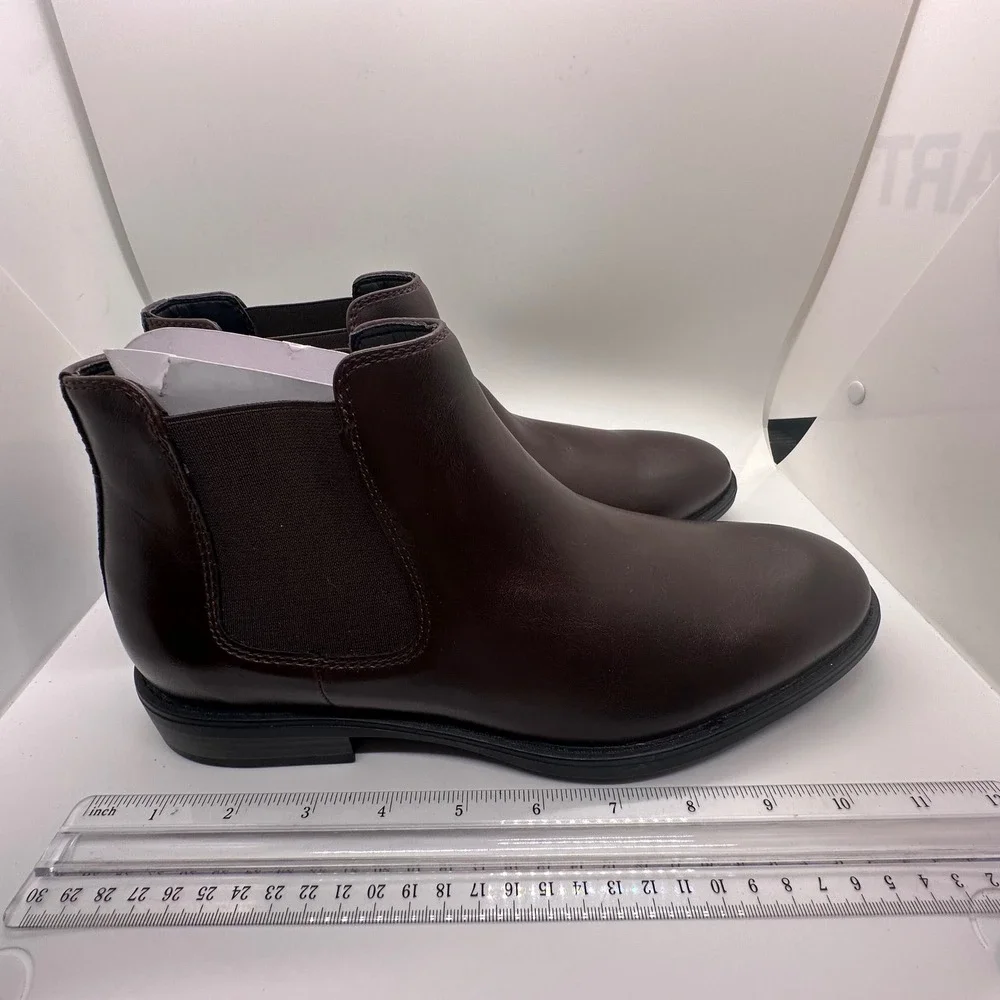 Madden Dress Chelsea Boots Brown Leather‎ Ankle Boots Classic Size 8